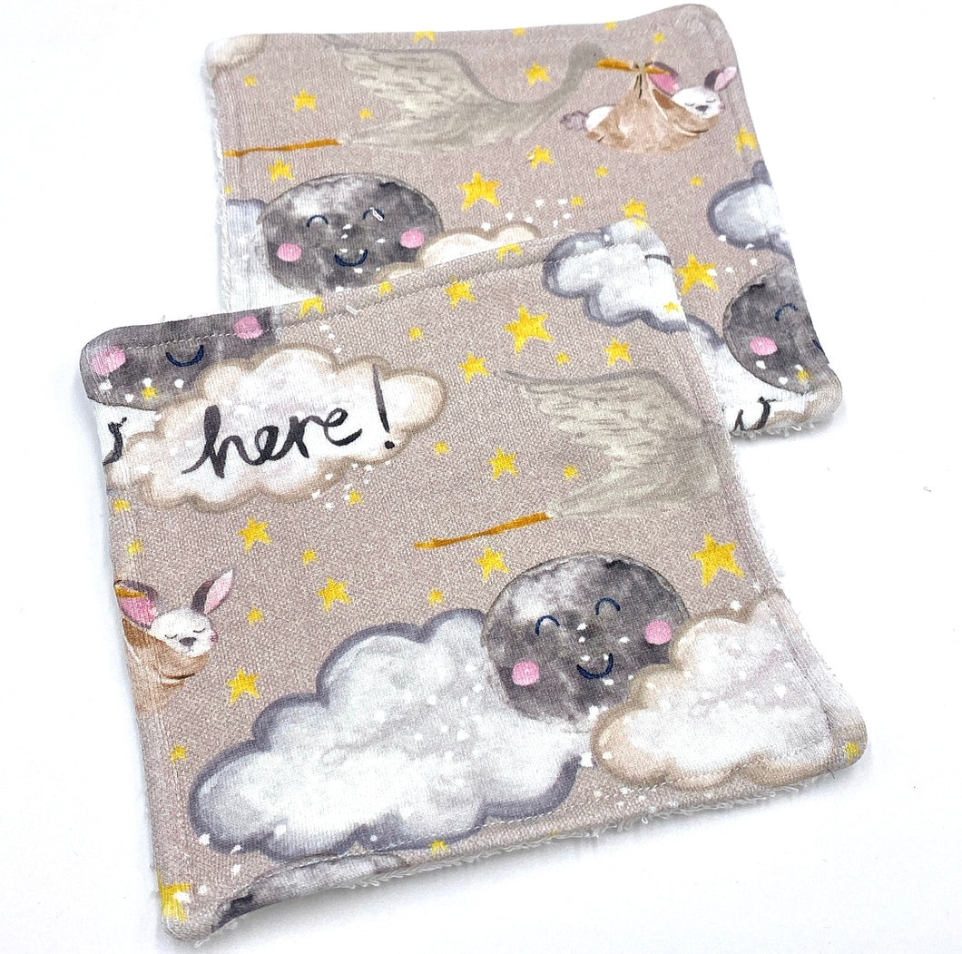 NEW HERE pair of mini bamboo flannel